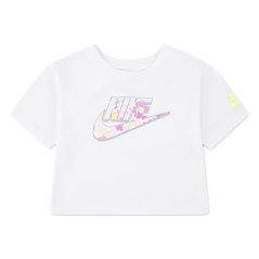 Nike Kids' Flow-Ral Boxy Graphic T-Shirt White