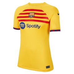 Nike Barcelona Fourth Senyera Shirt 2023 2024 Womens Yellow/Blue