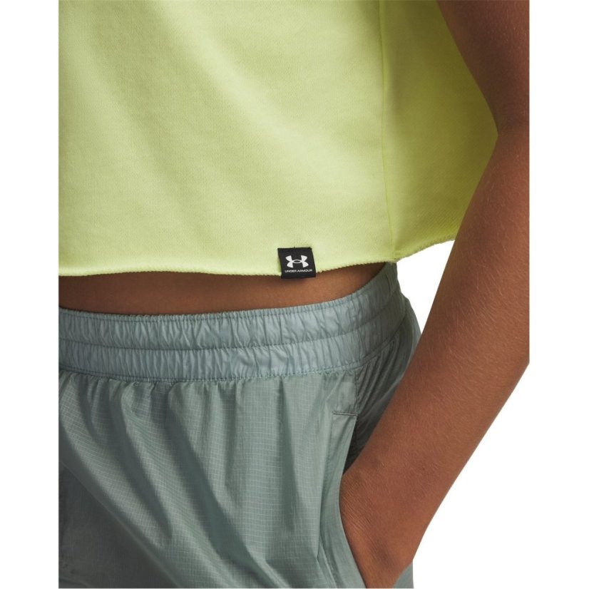 Under Armour Women's Icon Terry Short Sleeve Performance Polo Shirt Yellow