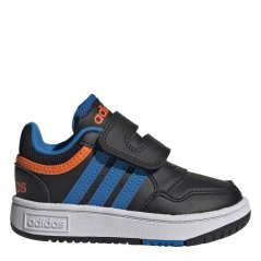 adidas Unisex Kids' Hoops Cf Basketball Trainers Blk/Blue/Ora