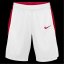Nike Women's Basketball Shorts White/Red