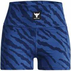 Under Armour Project Rock Meridian Shorts Womens Blue Mirage