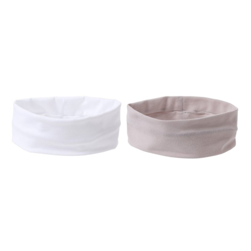 Miso 2Pk Stretch Headband White/Grey