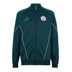 Puma Mens Manchester City Tracksuit Top 2025 2026 Green/Blue