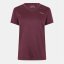 USA Pro The USA Pro Tech V Tee Ladies Dark Cherry