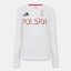 adidas Women's Long Sleeve Performance Gym Top White