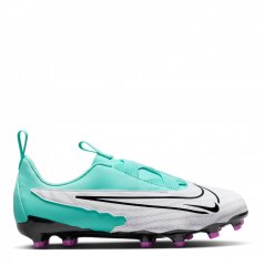 Nike Phantom Academy GX Junior Firm Ground Football Boots Blue/Pink/White