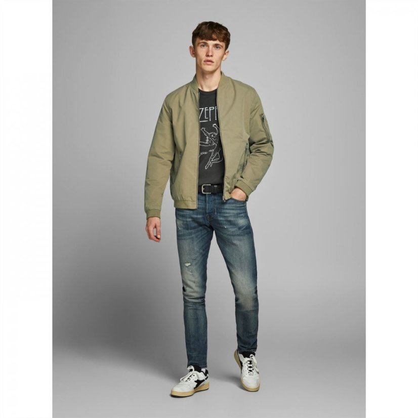 Jack and Jones Rush Bomber Jacket Men's Dusky Green