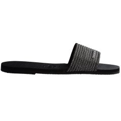 Havaianas Women's Hav. You Malta Metallic Black Flip Flops Black