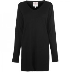 Lee Cooper Long V Neck Knit Jumper velikost S