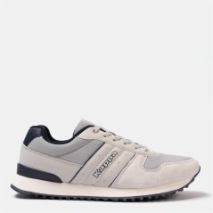 Kappa BR Trainer Mens Lt Grey/Navy