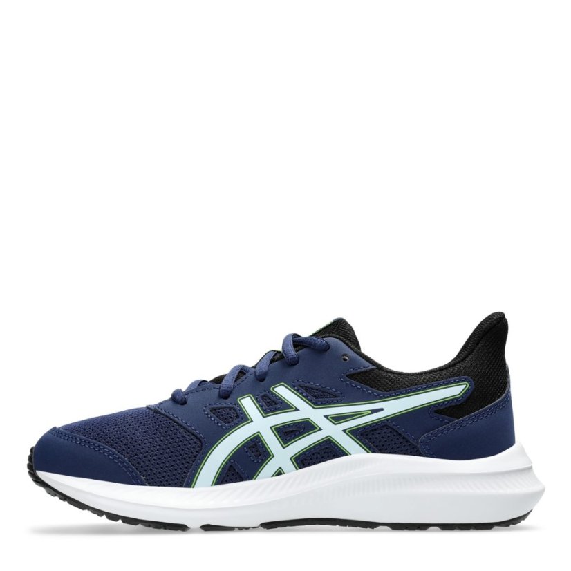 Asics Jolt 4 Running Shoes Junior Blue/Grey