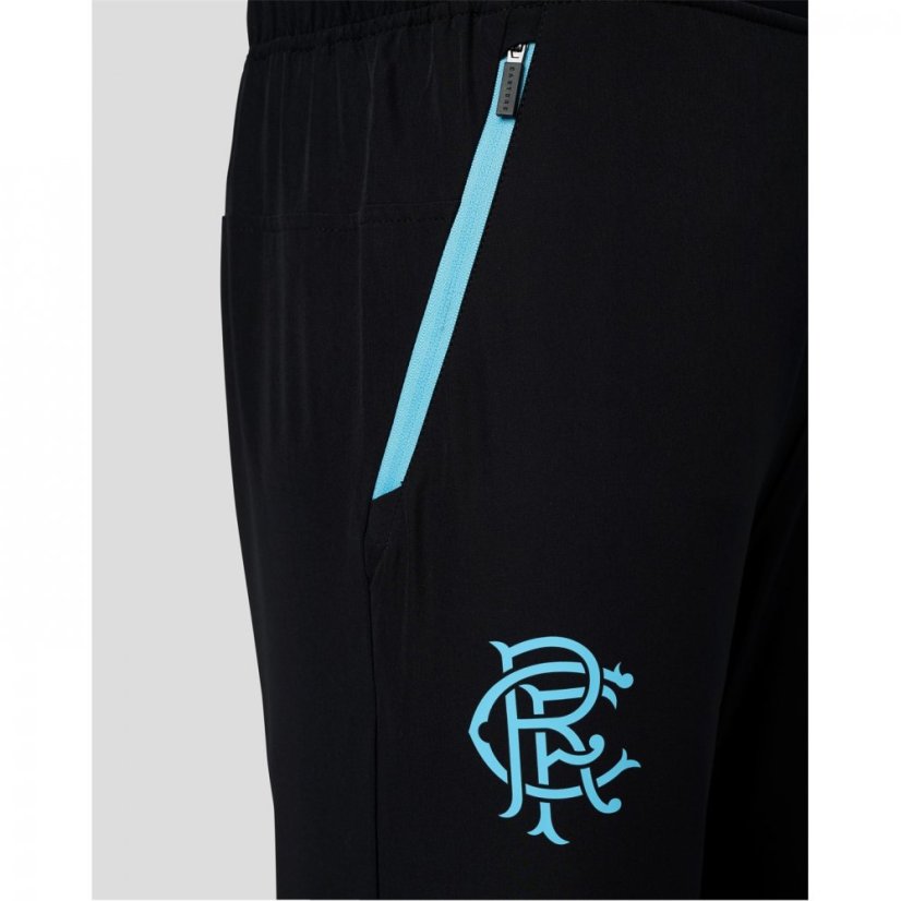 Castore Rangers Travel Tracksuit Bottoms 2023 2024 Adults Black