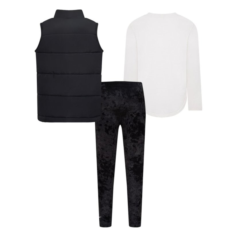 Nike Kids' 3 Piece Vest Set Gilets Black