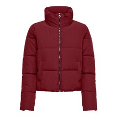 Only Dolly Short Puffer Jacket wine