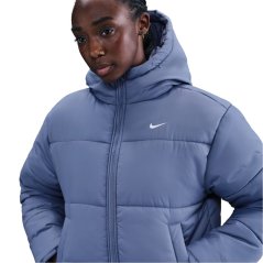 Nike Sportswear Classic Puffer Jacket Womens Indigo/White