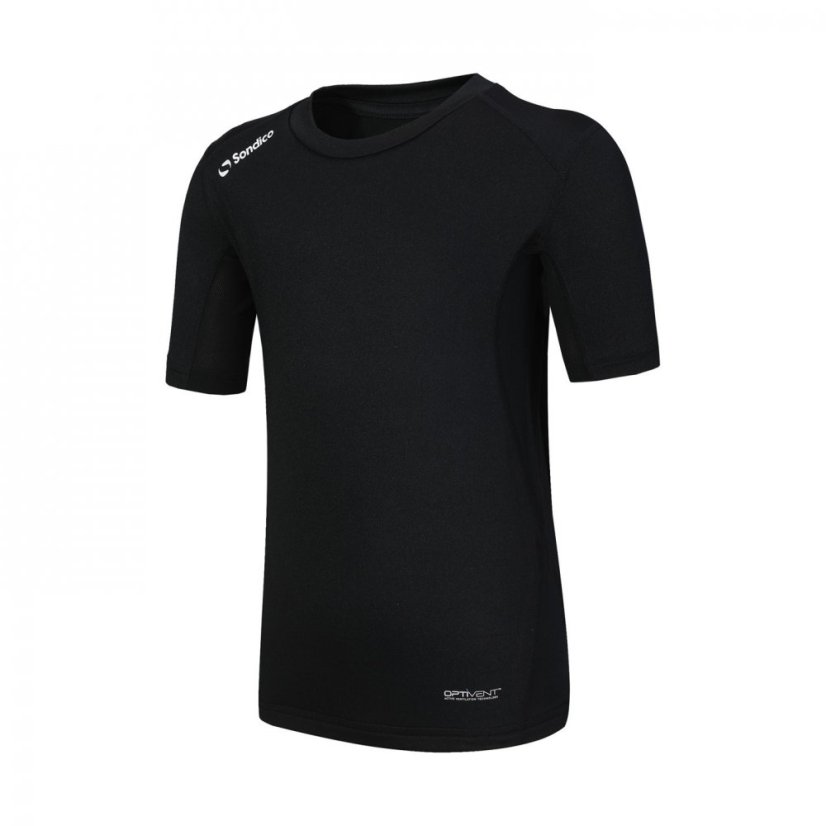 Sondico Core Baselayer SS Juniors Black