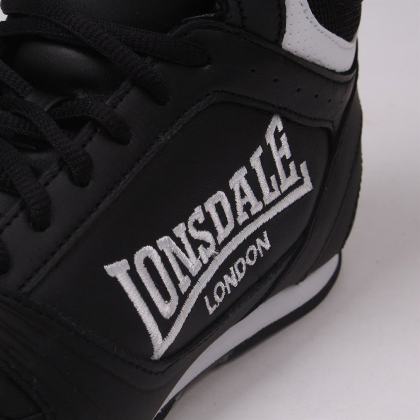 Lonsdale Boxing Boots Black/White