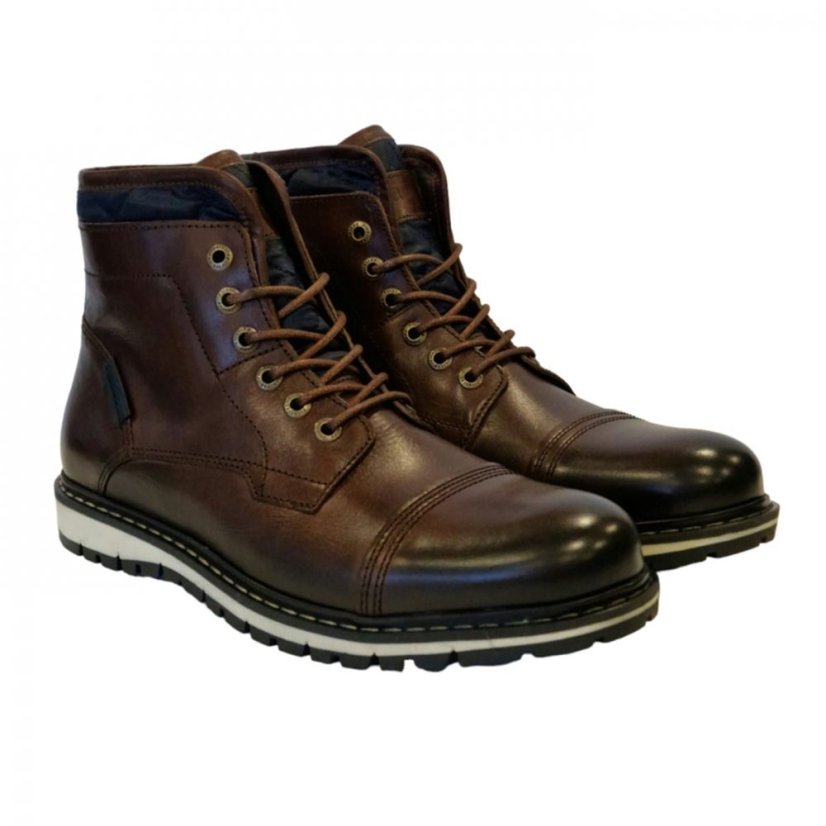 Firetrap Aubin Mess Boots Mens Brown