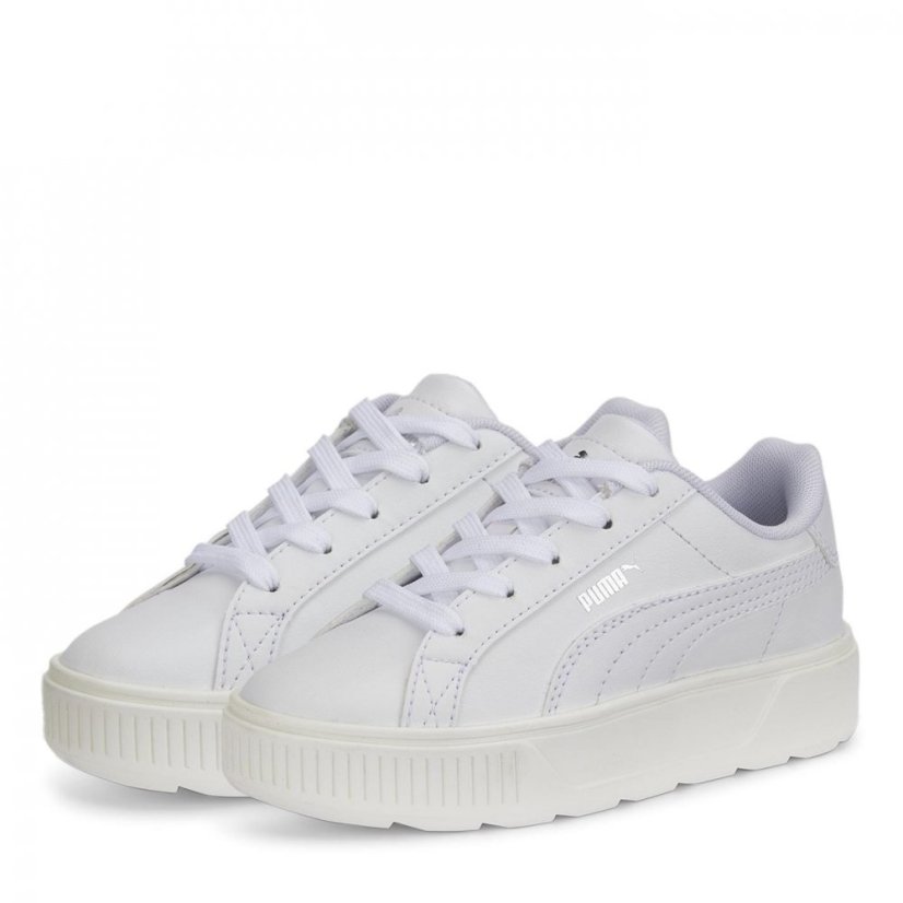 Puma Karmen Low Trainers Girls White/White