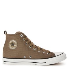 Converse Men's Canvas High-Top Trainers Taupe