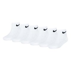 Nike 6 Pack of Trainer Socks Infants White