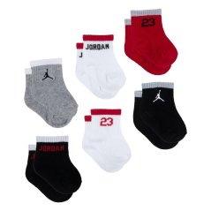 Air Jordan 6 Pack Mixed Ankle Socks Baby Boys Gym Red