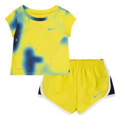 Nike DF SS T & Sht S Bb99 Opti Yellow