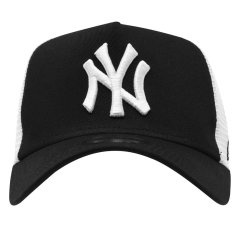 New Era Kids Adjustable Trucker Cap Black/White