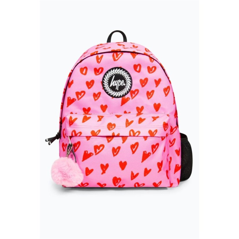 Hype Scribble Heart Backpack Scrible Heart