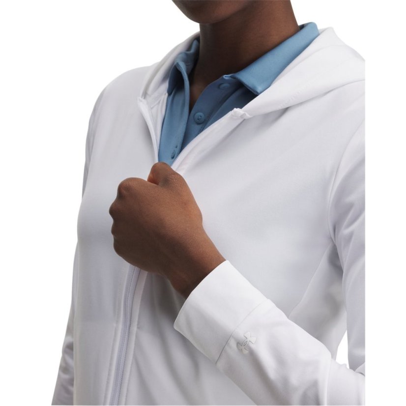 Under Armour Women's Drive Full-Zip Performance Golf Jacket White