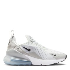 Nike Air Max 270 React Junior Trainers Grey/Black