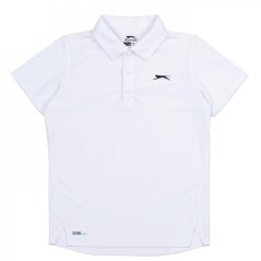 Slazenger Court Polo Shirt Junior White
