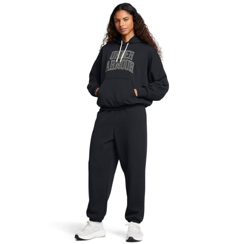 Under Armour Women's Icon Heavyweight Oversized Hoodie Black