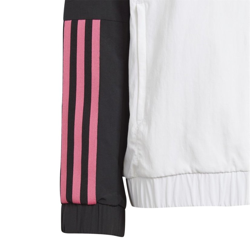 adidas Juve Pre Jkt Y Tracksuit Top Unisex Kids White
