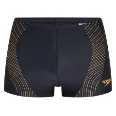 Speedo Men's Tech Ash Swim Shorts Black/Orange