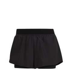 adidas W 5.10 2in1 Sh Running Short Womens Blck