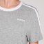 adidas 3 Stripe T-Shirt Med Grey