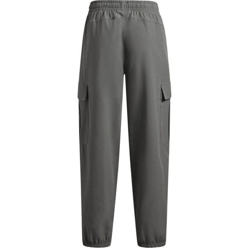 Under Armour UA Rival Woven Girls Cargo Pants Green/White