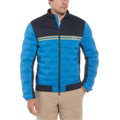 Original Penguin Men's Golf Insulated Performance Tennis Jacket Black Iris