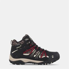 Gelert Horizon Waterproof Walking Boot Womens Black Leopard