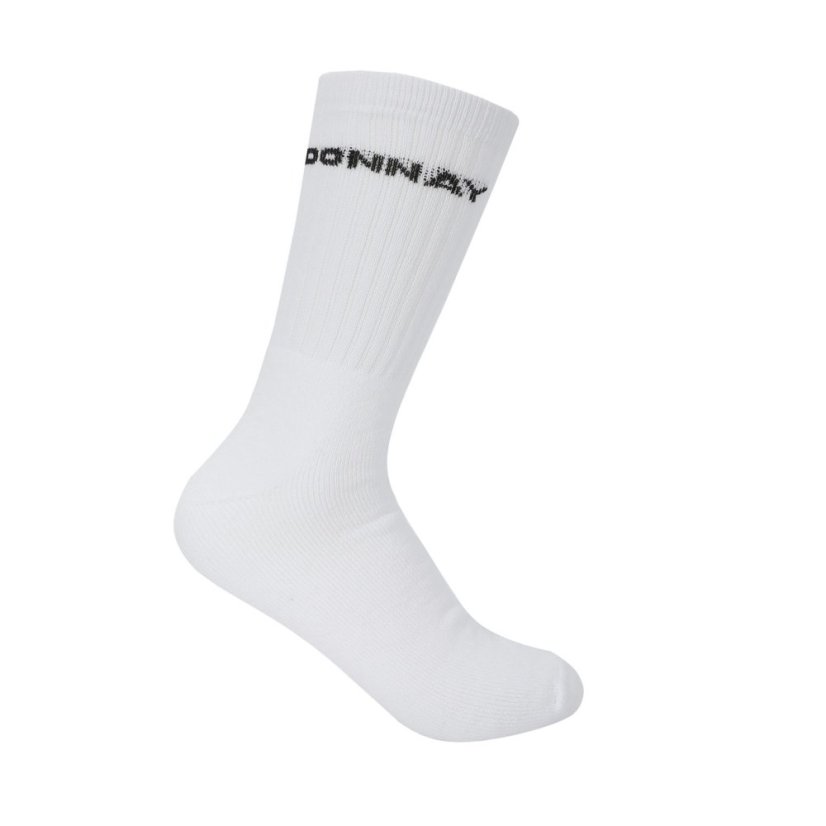 Donnay Crew 10 Pack Sports Socks Mens White