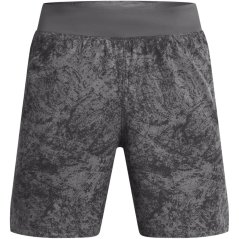 Under Armour Armour Ua Launch Pro 7'' Printed Shorts Running Short Mens Rock/Green