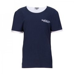 SoulCal Embroidered Ringer dámské tričko Navy