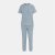 Miso Short Sleeve Pajamas Set Ladies Grey