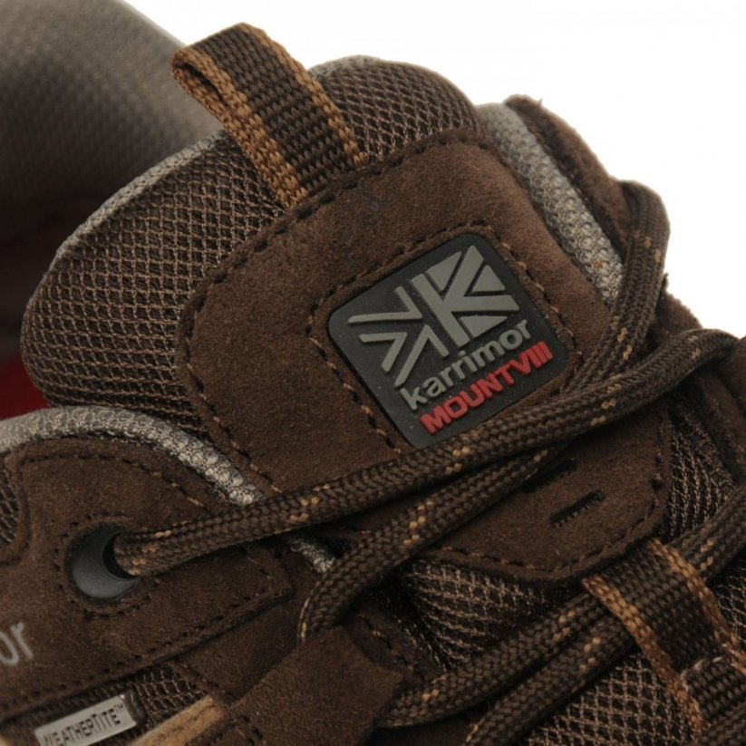 Karrimor Mount Low Mens Waterproof Walking Shoes Brown