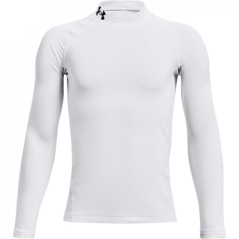 Under Armour Armour Mock Layer Long Sleeve Top White/Black
