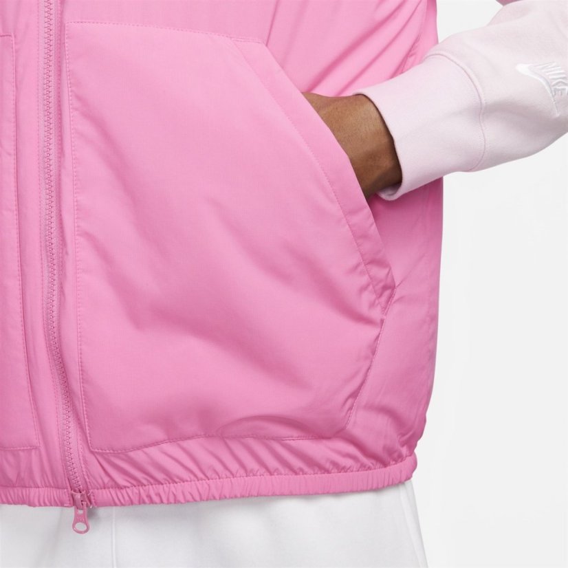 Nike Therma-Fit Club Men'S Insulated Vest Gilet Mens Pinksicle/White