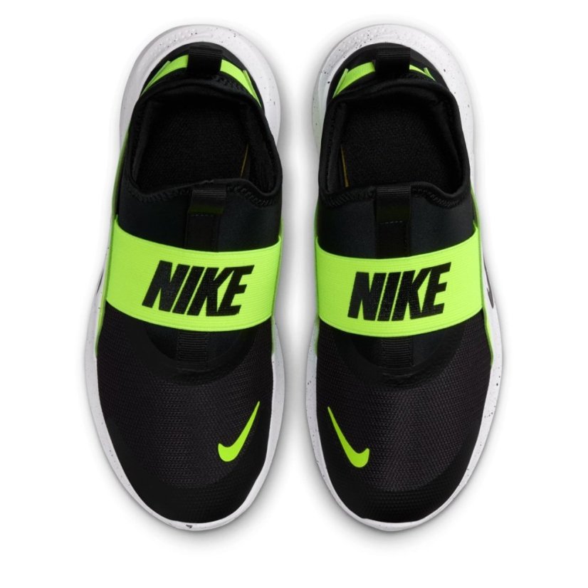 Nike Flex Runner 4 Shoes Juniors Black/Volt