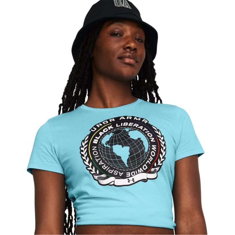 Under Armour Women's Short Sleeve T-Shirt Blue